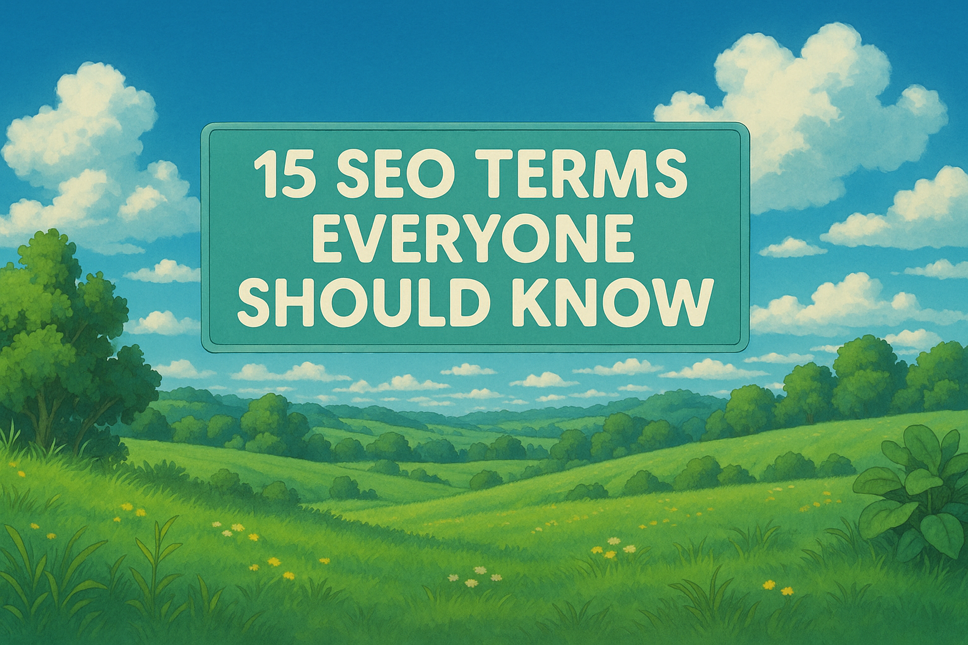 15 SEO Terms Everyone Should Know