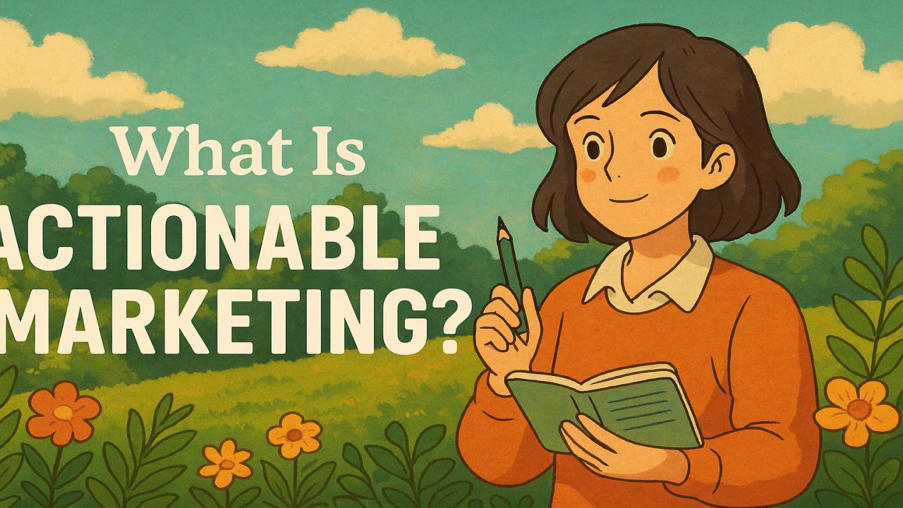What is actionable marketing?