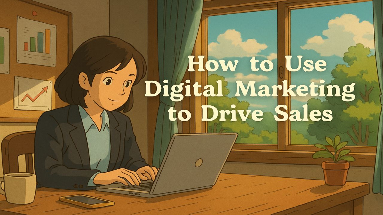 how to use digital marketing to drive sales